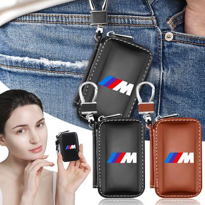 Металлический кожаный брелок Авто M ЛОГО Эмблема Брелоки Аксессуар Для X7 X3 X4 X5 X6 3 4 5 6 7 Серии Z4 M M3 M5 M6 E38 E39 E46 E53 E60 E61 E64
