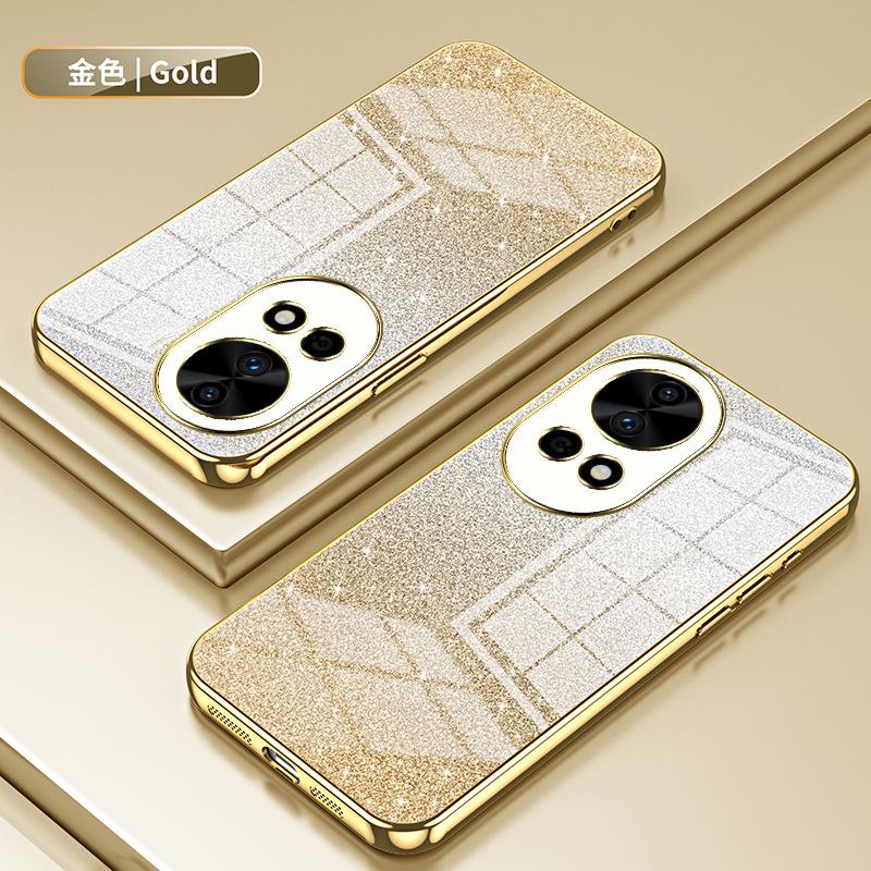 Применимо к Huawei nova15Pro гальванизированный чехол для мобильного телефона с блестками nova14 прозрачный nova13 противоударный 12 защитный чехол