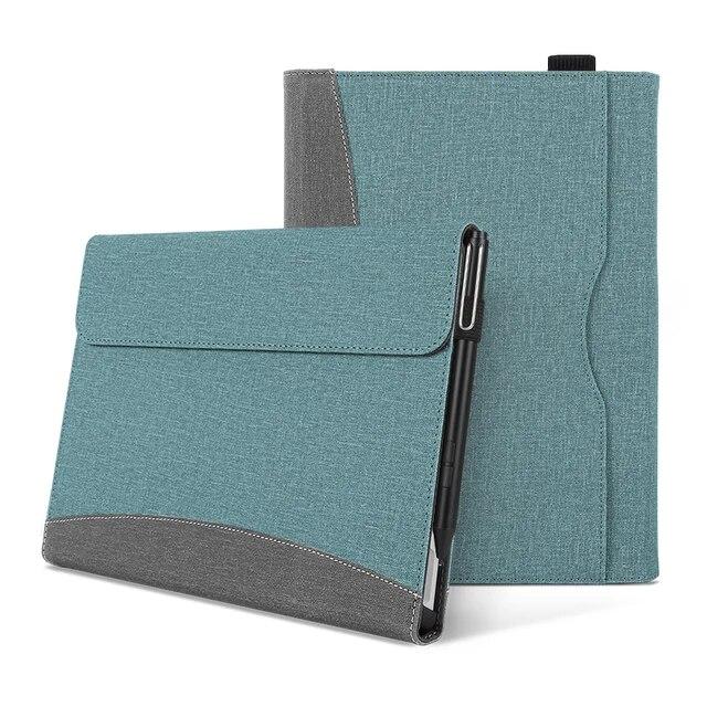 Portfolio Business Case for Microsoft Surface Pro 7 6 5 4 12.3/Pro 8 9 13"Tablet Case Pu Leather Cover Surface Go 2 3 10.5"Funda