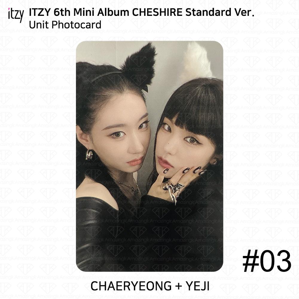ITZY 6th Mini Album Cheshire Official Photocard Clear Card Neon 4cut Film KPOP