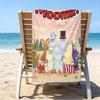 Ultra-Soft Beach Towel with Moomin Theme,Ideal for Pool - Camping, Diving - Perfect Travel Essential, Vibrant Beach Towel.