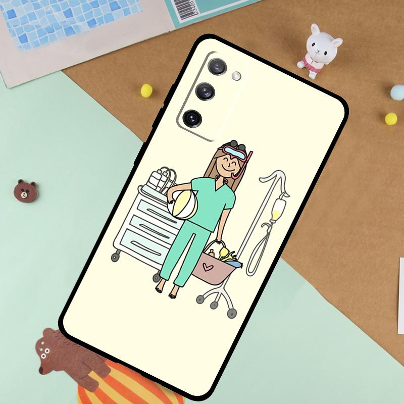 Мягкий чехол Медсестра Врач Стоматолог Для Samsung Galaxy S25 Ultra S9 S10 S20 S21 S22 S23 S24 Plus S24 FE Funda Чехол