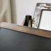 Vintage Small Blackboard Bar Counter Message Board Desktop Decoration Wooden Blackboard Stall Hand-Painted Sign Message Board