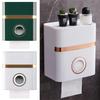 1Pcs Waterproof Toilet Paper Holder Light Luxury Style Roll Paper Storage Box New Tissue Box