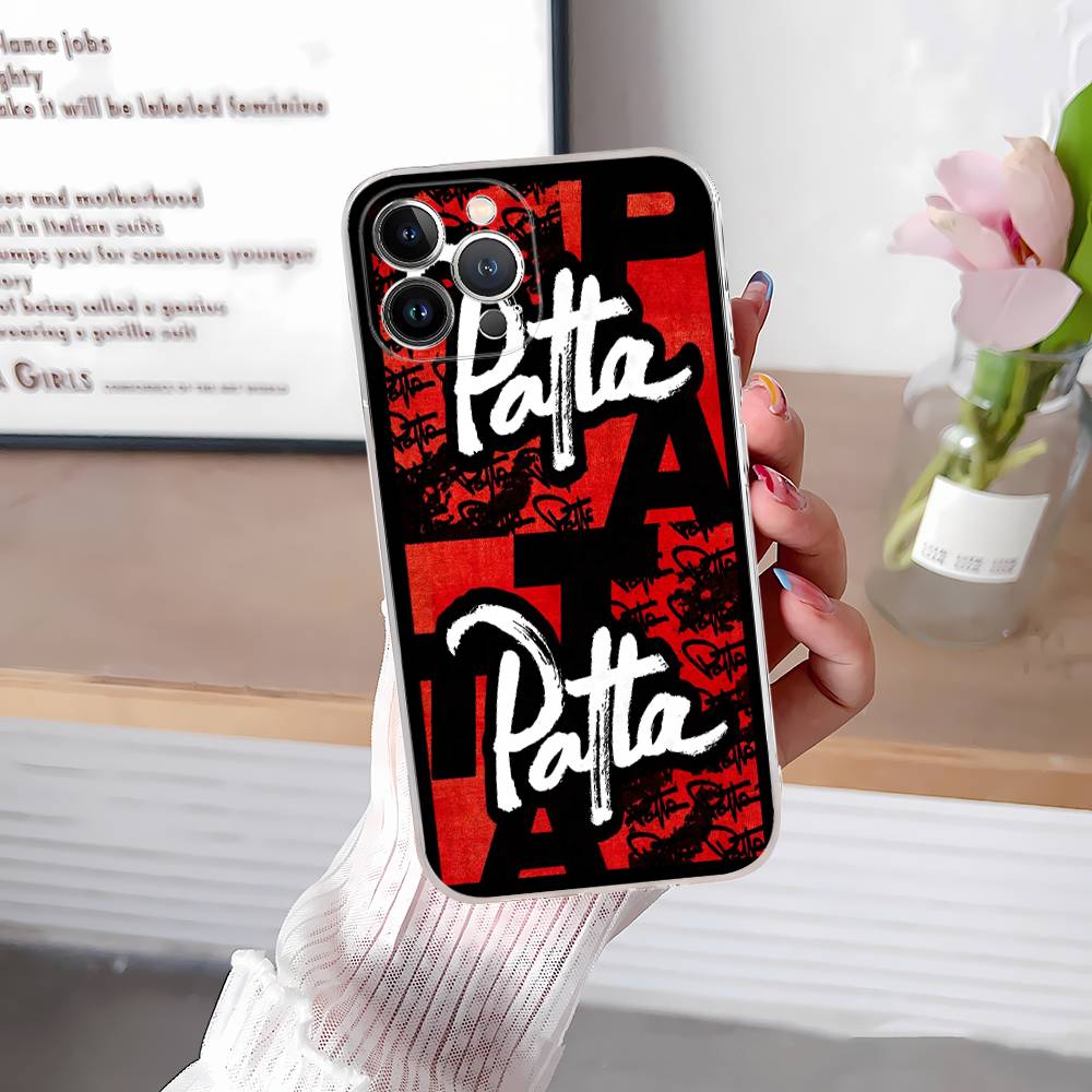 Модный чехол P-patta для iPhone 17 16 16e 15 14 13 12 11 Pro Max Mini Plus
