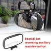 Регулируемое широкое выпуклое автомобильное зеркало для улучшения видимости слепых зон и безопасности