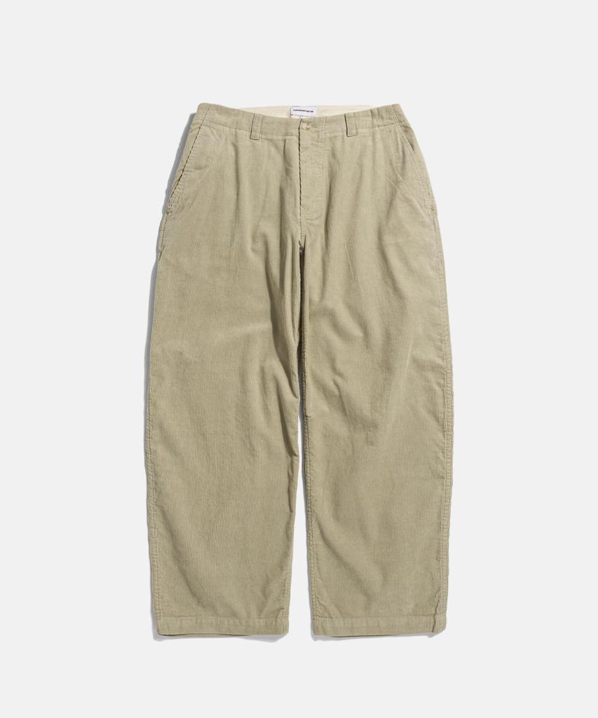ESPIONAGE Corduroy Officer Pants Bone Beige