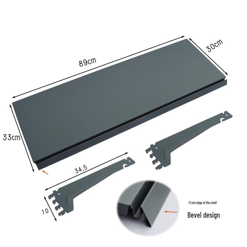 Кронштейн для полки-сетки An Chen Supermarket: Маленький стеллажный кронштейн для супермаркета/магазина у дома с полосой для ценников