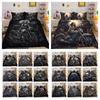 Beauty Skull Printed Bedding Set Cover Double Size Microfiber Bedspreads High Ranking Home Bedclothes