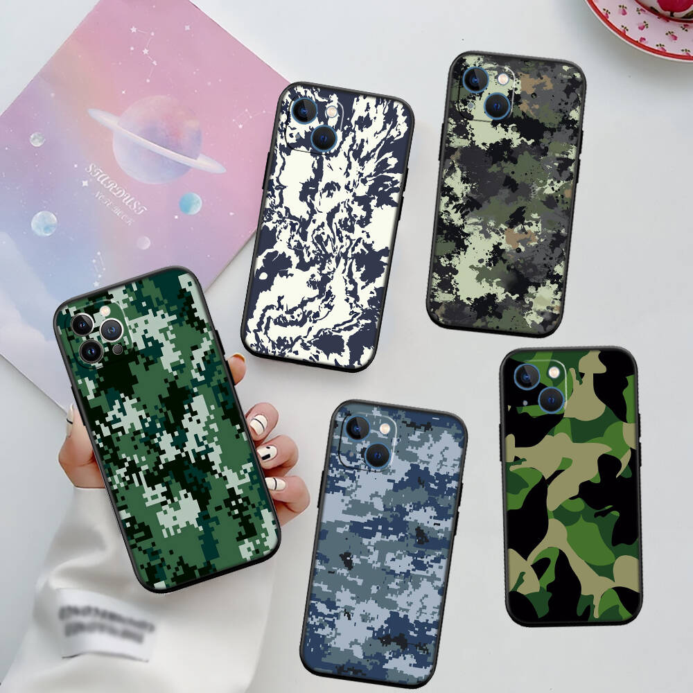 Camouflage Art New Phone Case for iPhone 6 6s 7 8 11 12 13 14 15 16 17 16E XS Pro Max XR X SE Air