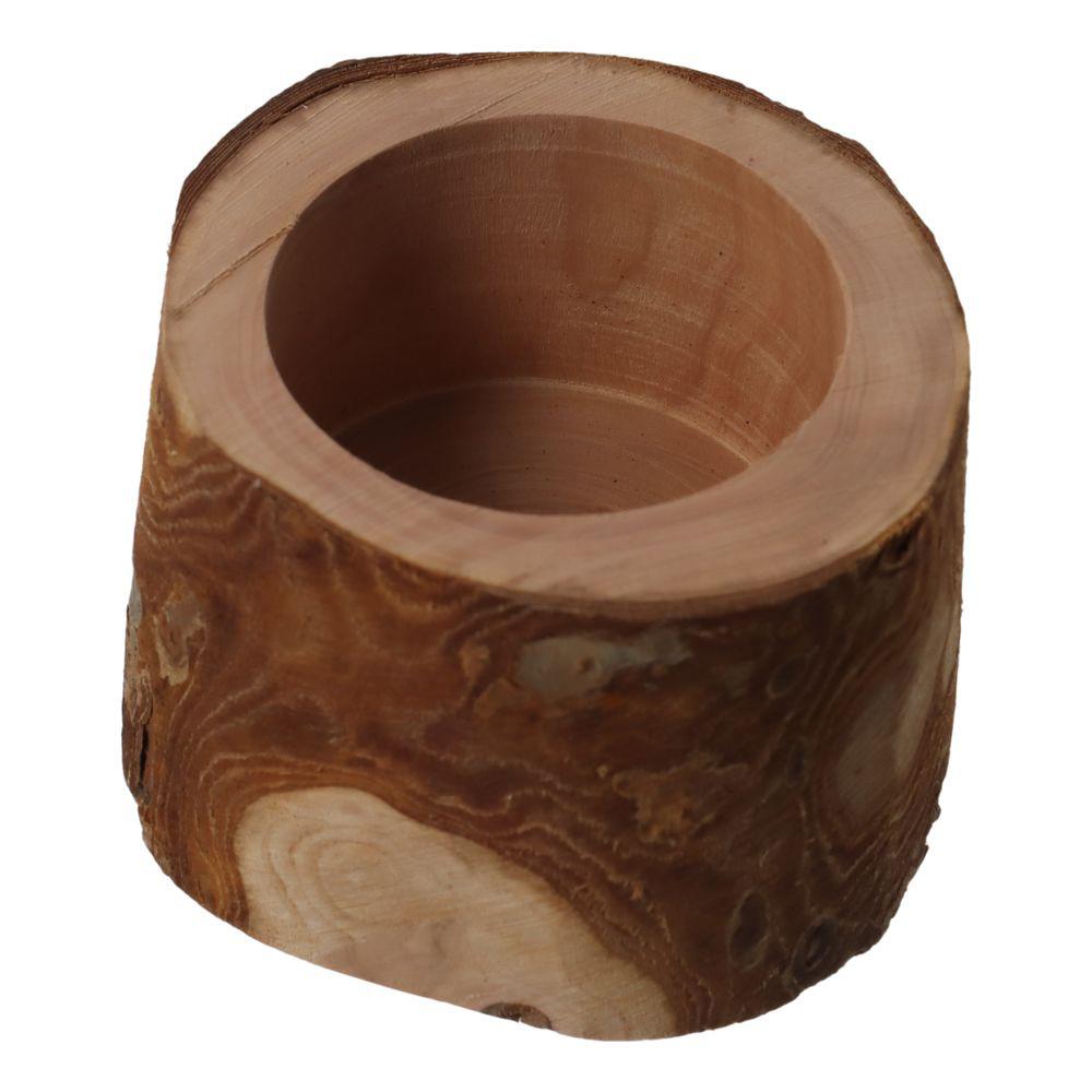 Прочная миска для корма из яблони, практичная миска для корма морских свинок, деревянная миска для корма хомяков