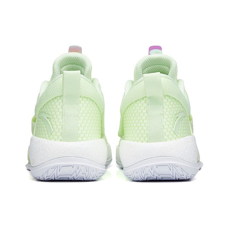 Anta Баскетбольные кроссовки Sweep 4 Durable Rebound Low мужские кроссовки белые зеленые 112231608-4