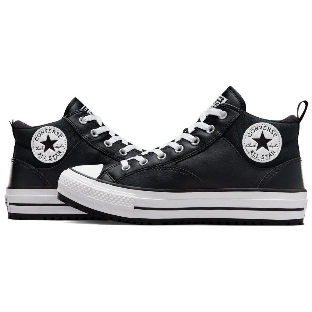 Converse Chuck Taylor All Star Mid Malden Street - черно-белые кроссовки унисекс A04477C