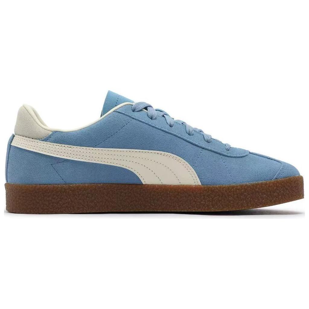 New PUMA Club Low Top Skateboard Shoes Unisex Blue White 401514-07