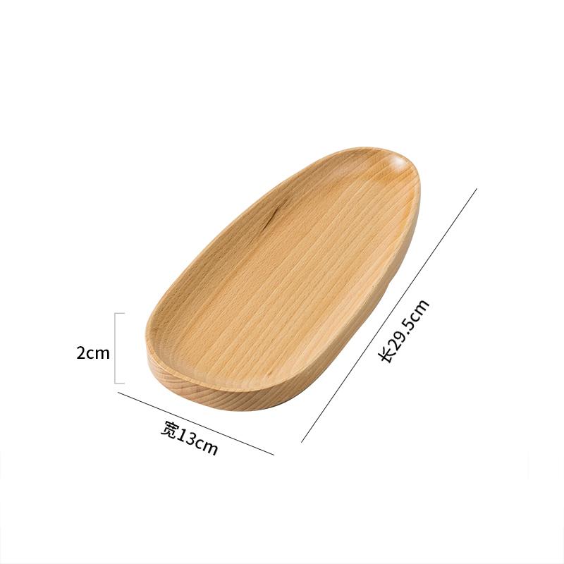 Креативная нестандартная обеденная тарелка из бука, десертная тарелка, тарелка для торта, суши-тарелки, салатные тарелки, специальная ресторанная посуда
