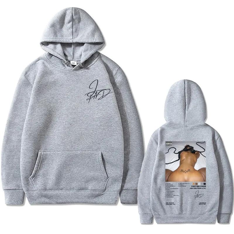 New Hot Sale Rapper Partynextdoor PARTYNEXTDOOR 4 Album Cover Graphic Hoodie Men Women Fashion Casual Oversized Pullover Hoodies
