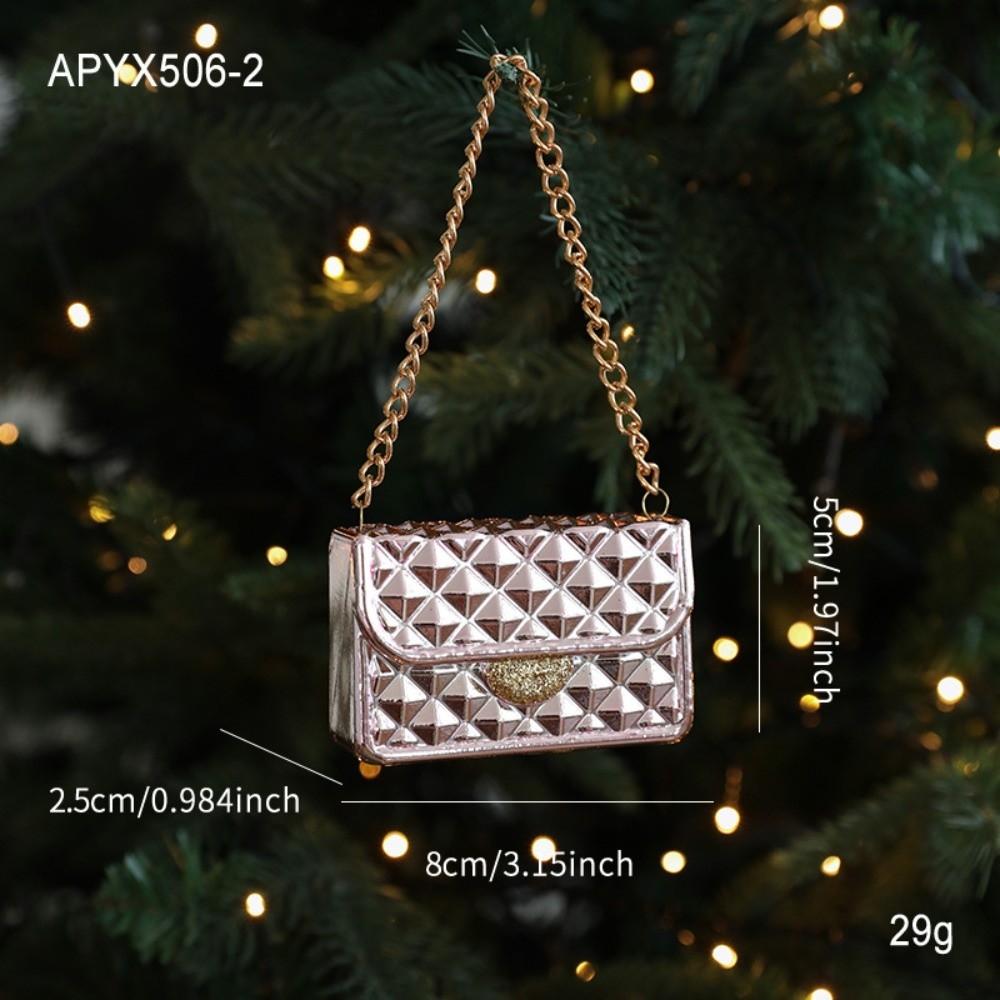 PVC Xmas Hanging Pendant Pop Corn 3D Pink Pendant New Style DIY Lollipop Ornaments  Holiday Decor