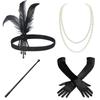 1920s Feather Headpiece Cosplay Hair Band Vintage Hair Accessories