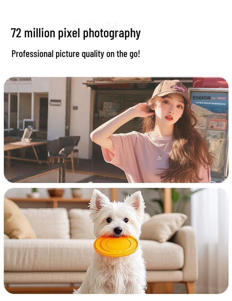 5K HD CCD Digital Mini Selfie Camera for Students and Home Use