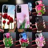Цветочный чехол с тюльпанами для Xiaomi Redmi Note 14 13 11 9 10 12 Pro 9S 10S 11S 12S Redmi 10C 12C 13C 14C