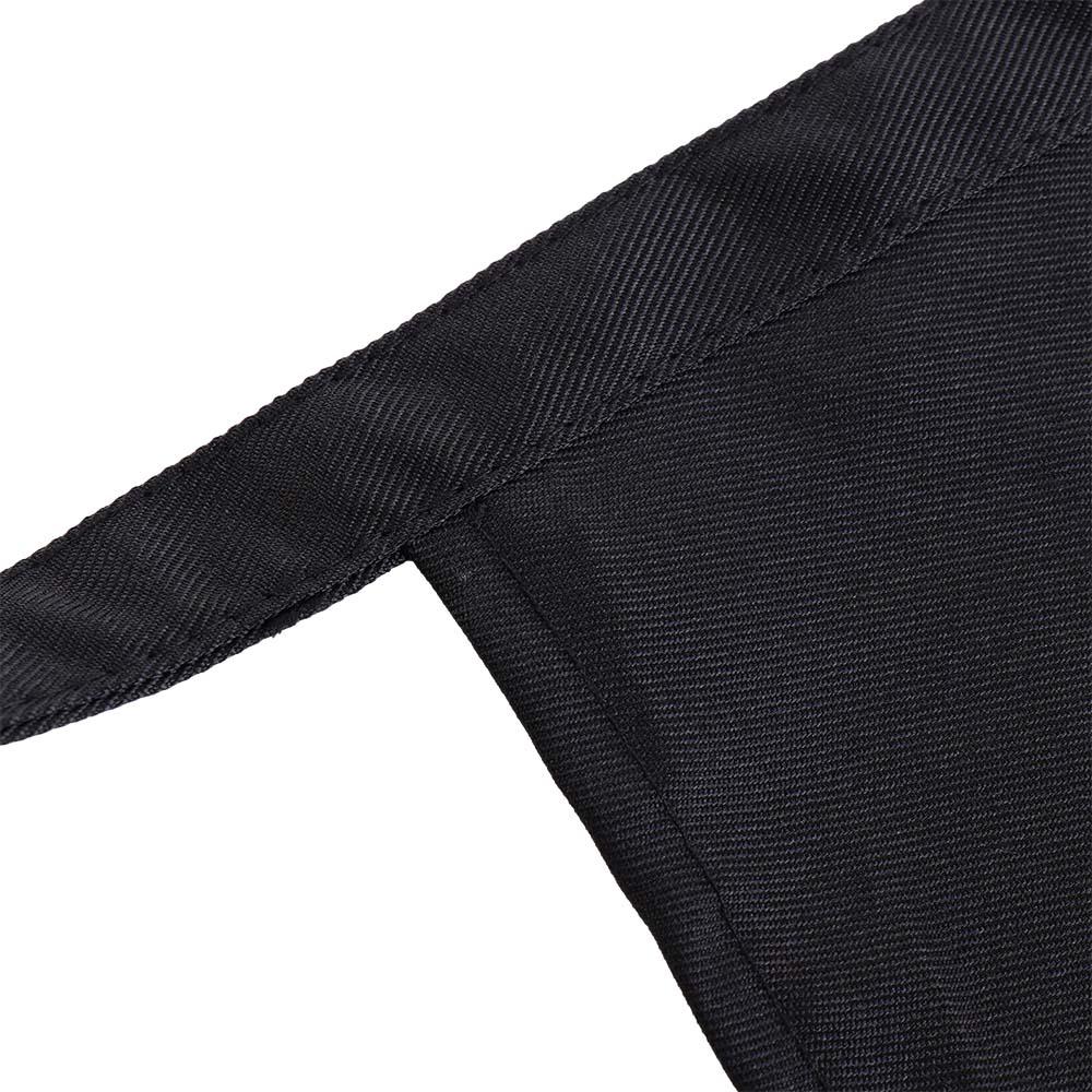 Black Half Apron Waterproof Server Apron Short Aprons Waist Apron  Men