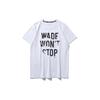Li Ning Wade Series Letter Gradient Print Round Neck Short Sleeve T-Shirt Men Tops White AHSP171-2