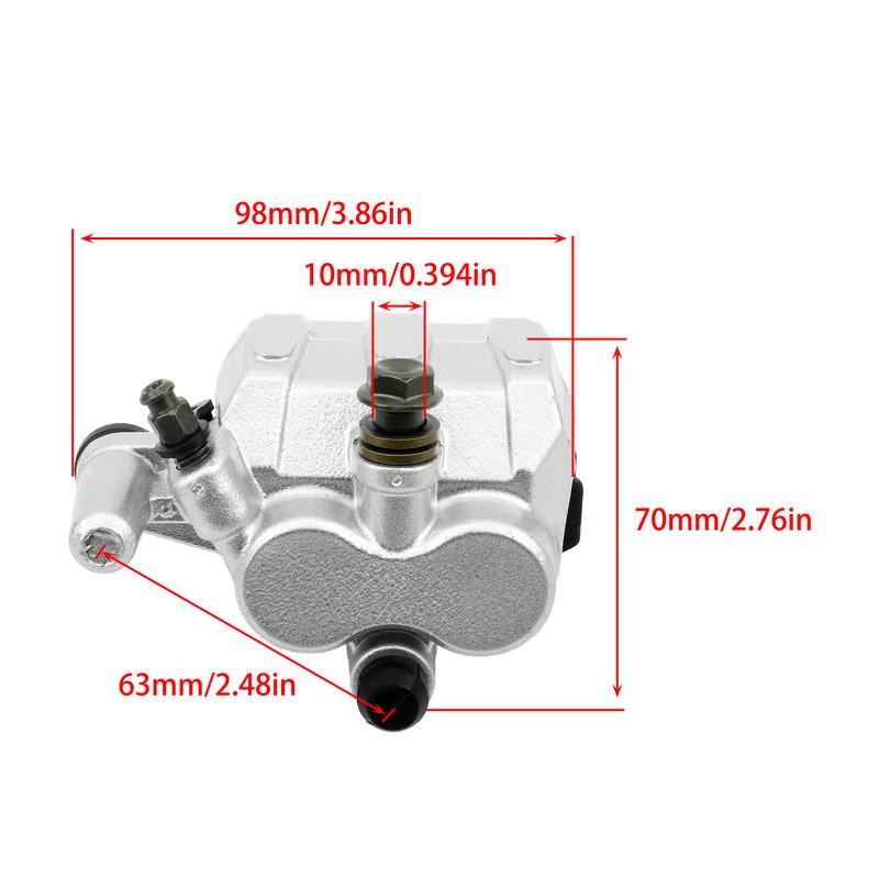 Universal Motorcycle Front Disc Brake Caliper Hydraulic Scooter Motocross Dirt Bike Pit Bike ATV Brake Caliper Accessories