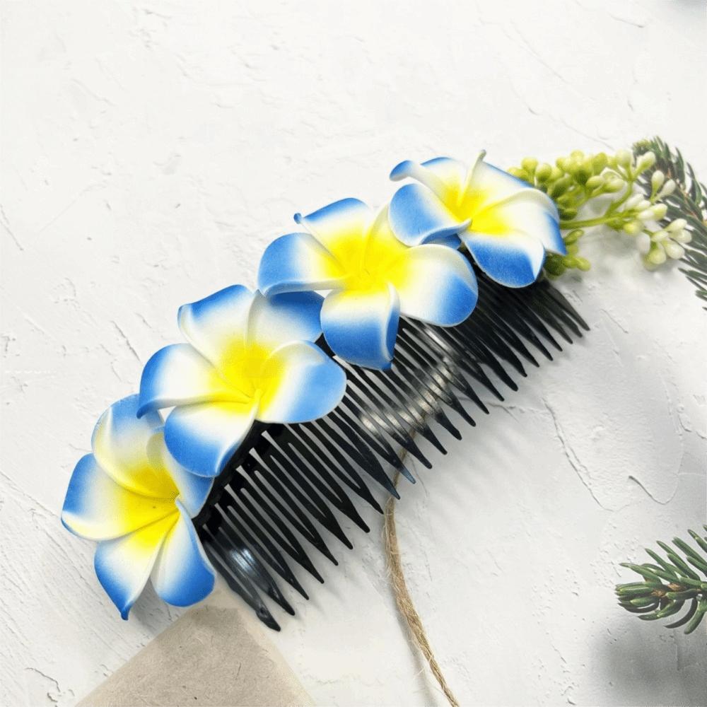 Dai Flower Hairpin Thailand Wedding Bride Accessories Retro Flower Hair Comb  Female Headwear