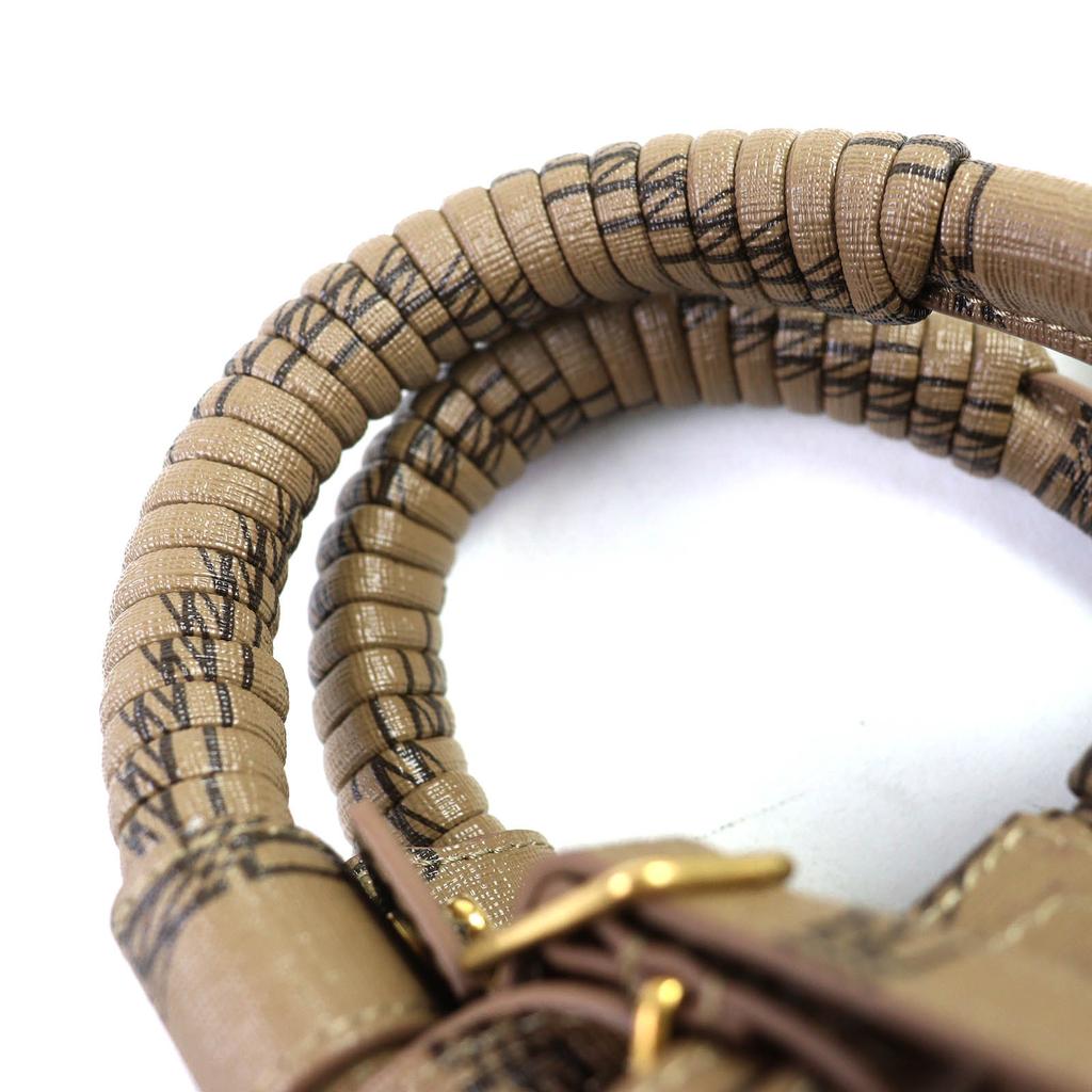 Excellent BALENCIAGA Shoulder Bag Bistro Basket XS 2WAY handbag Brown 671342 Used