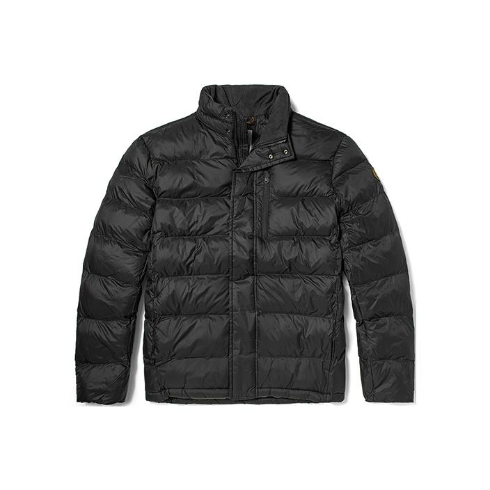 Timberland Однотонная повседневная теплая хлопковая куртка с воротником-стойкой, мужская куртка черного цвета A2EPB-001