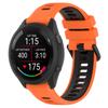 Силиконовые ремешки для часов Garmin Forerunner 265S 18 мм, двухцветный сменный ремешок
