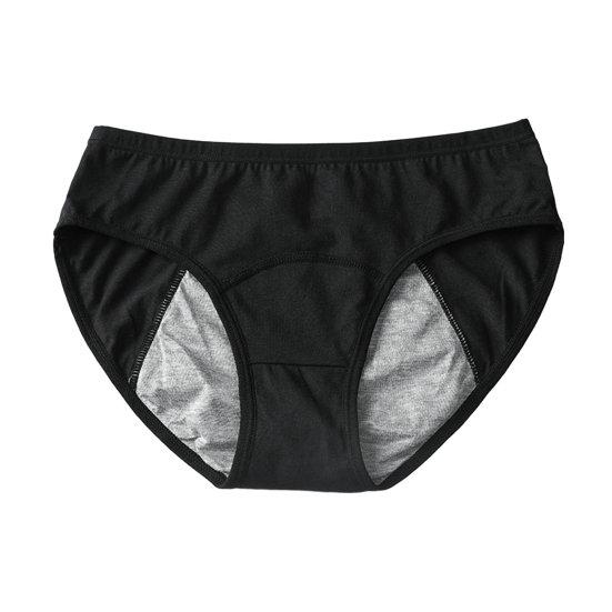 Женские менструальные трусики с низкой талией, противоскользящие, мягкие дышащие, антисептические, однотонные, эластичные, впитывающие влагу, женские трусы, менструальные трусы