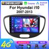 2 Din Android 12 автомобильный радиоприемник для Hyundai i10 2007 - 2013 мультимедийный видеоплеер GPS 4G Carplay авто стерео DVD QLED IPS головное устройство