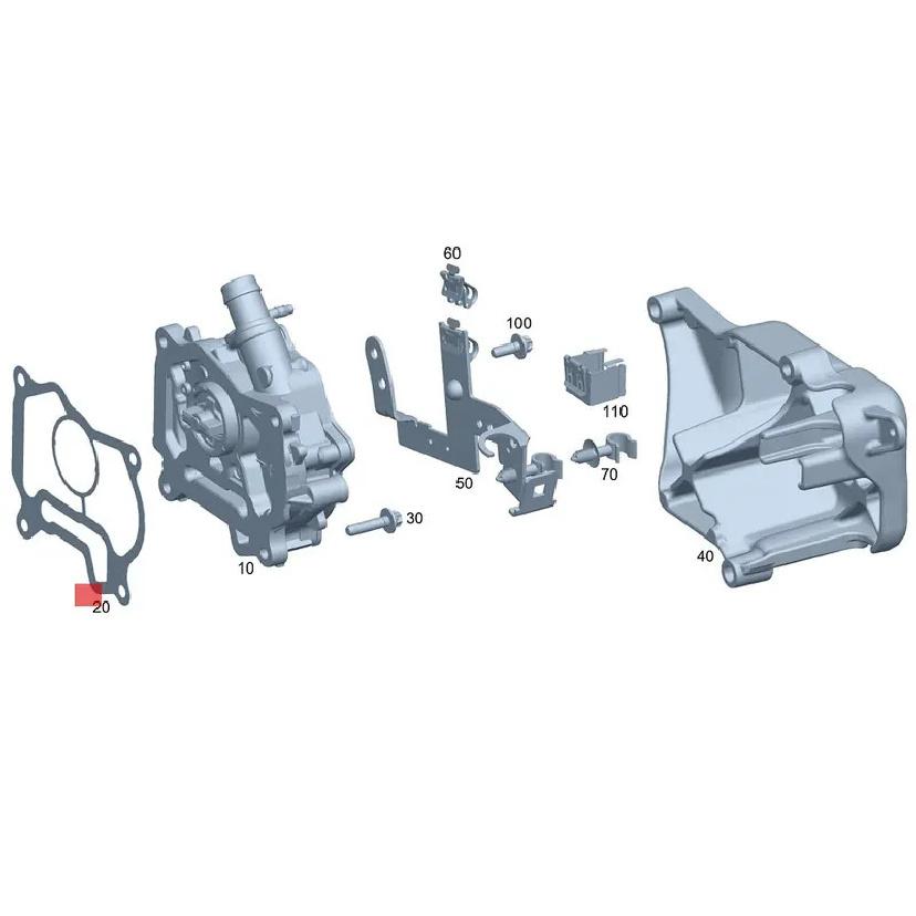 LINK-LOCK Прокладка вакуумного насоса двигателя 2700160080 A2700160080 для Mercedes-Benz M270 A180 A200 B200 CLA200 GLA260 CLA260 W246 X156