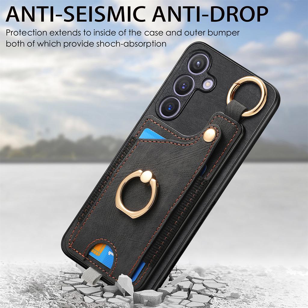 Модный кожаный чехол-кошелек с магнитными картами для Samsung Galaxy S24 Ultra S21 FE S22 S23 Plus A30/20/22/32/33 M10S A14 A25 A34 A15 A25