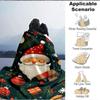 1pc Christmas Santa Blanket, Lightweight Flannel Throw Blanket for Sofa, Bed, Travel, Camping, Living Room, Office, Couch, Chair, a0922072