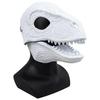Open Mouth Dinosaur Headgear Moving Jaw Raptor Dino Mask Lifelike Dragon Headwear  for Party