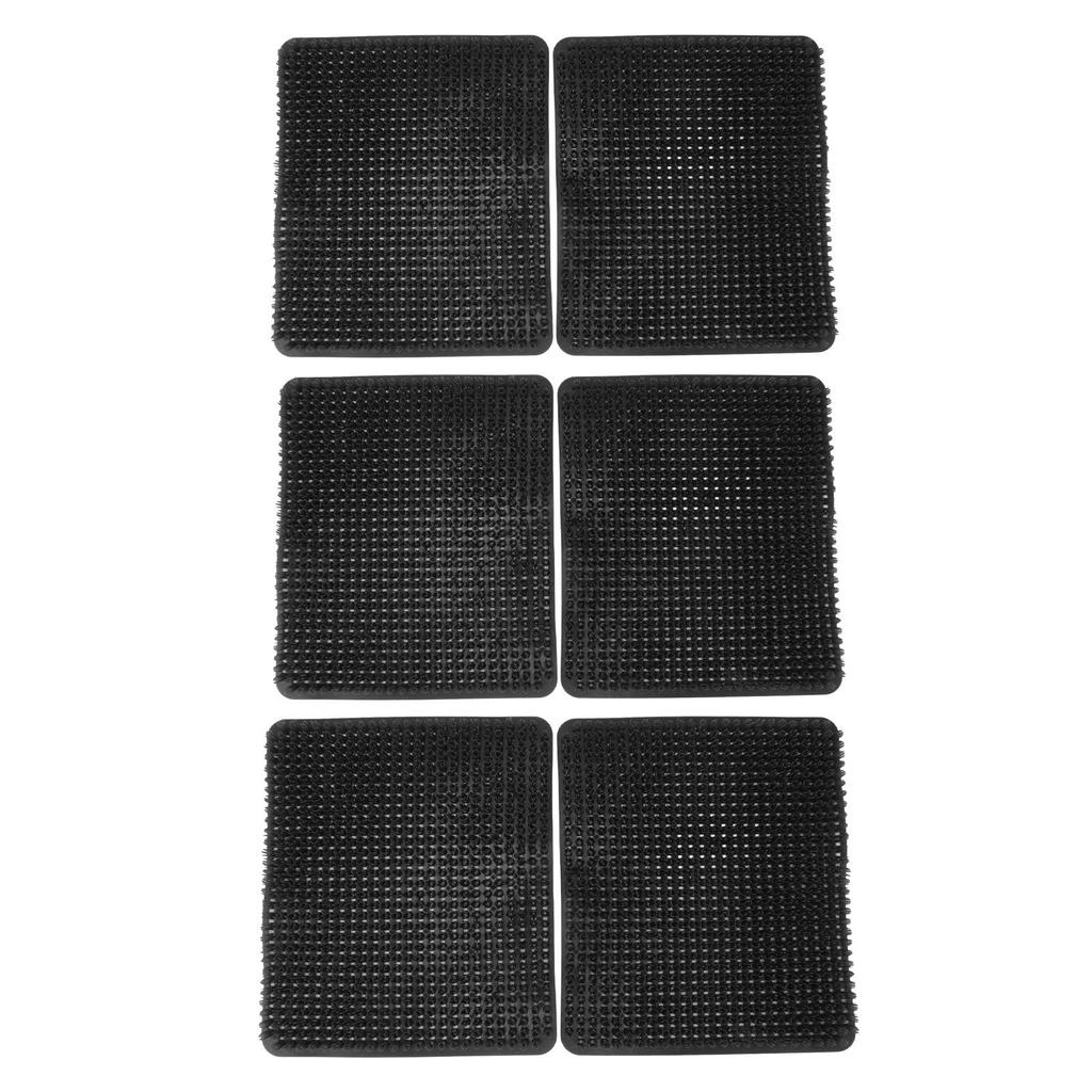6 Pcs Chicken Nesting Box Pads PE Chicken Nesting Pads for Coop Chicken Egg Laying Accessory Black
