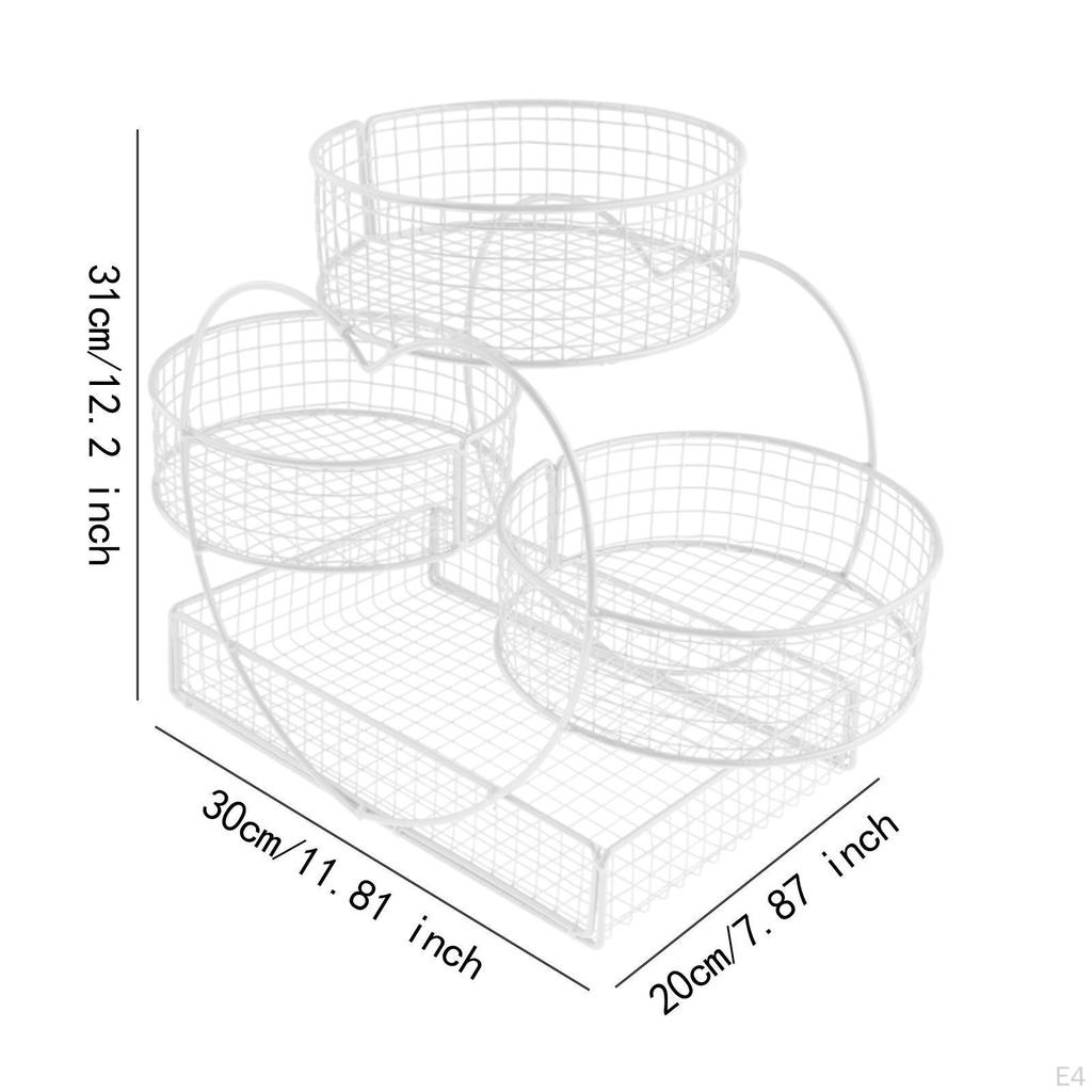 Корзина для фруктов, подставка для овощей и хлеба, держатель для мисок, столешница для лука