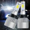 2PCS Universal Auto S2 9006 H3 H4 H7 6500K 12V COB Car Headlight Led Fog Light Bulb LED Daylamp Automobile HeadLamp