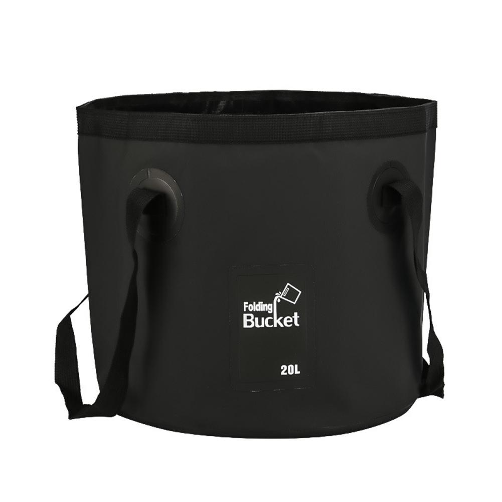 20 л Рыбацкое складное ведро Водонепроницаемое складное ведро Многофункциональное ведро для кемпинга Сумка Легкое для путешествий Рыбалки Катания на лодке