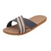 Women's Summer Casual Light Linen Slippers Women's Home Breathable Indoor Thick-soled Light Slippers