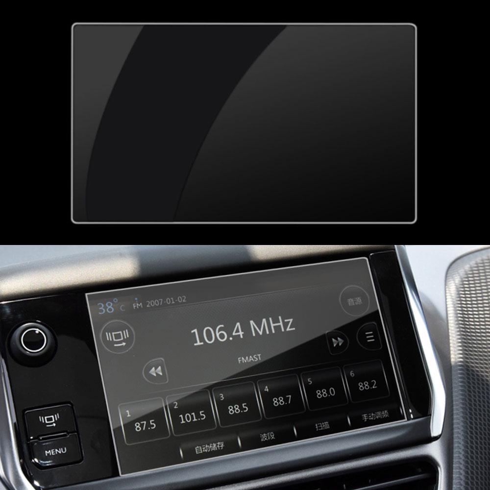 Защитная пленка для экрана навигации автомобиля для Peugeot 2008 208 2014 - 2017 ПВХ Защитная пленка для экрана автомобиля Наклейка Аксессуары