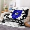 Hamburger SV Print FlAannel Blanket, High quality Comfortable for All Seasons, Home Decor, Warmth and Comfort