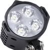 Black Electric Bike Headlight for BBS01 / BBS02 / BBSHD Mid Drive Motor Systems Night Riding