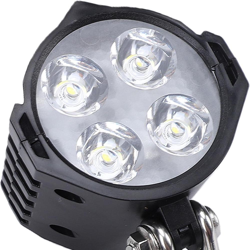 Black Electric Bike Headlight for BBS01 / BBS02 / BBSHD Mid Drive Motor Systems Night Riding
