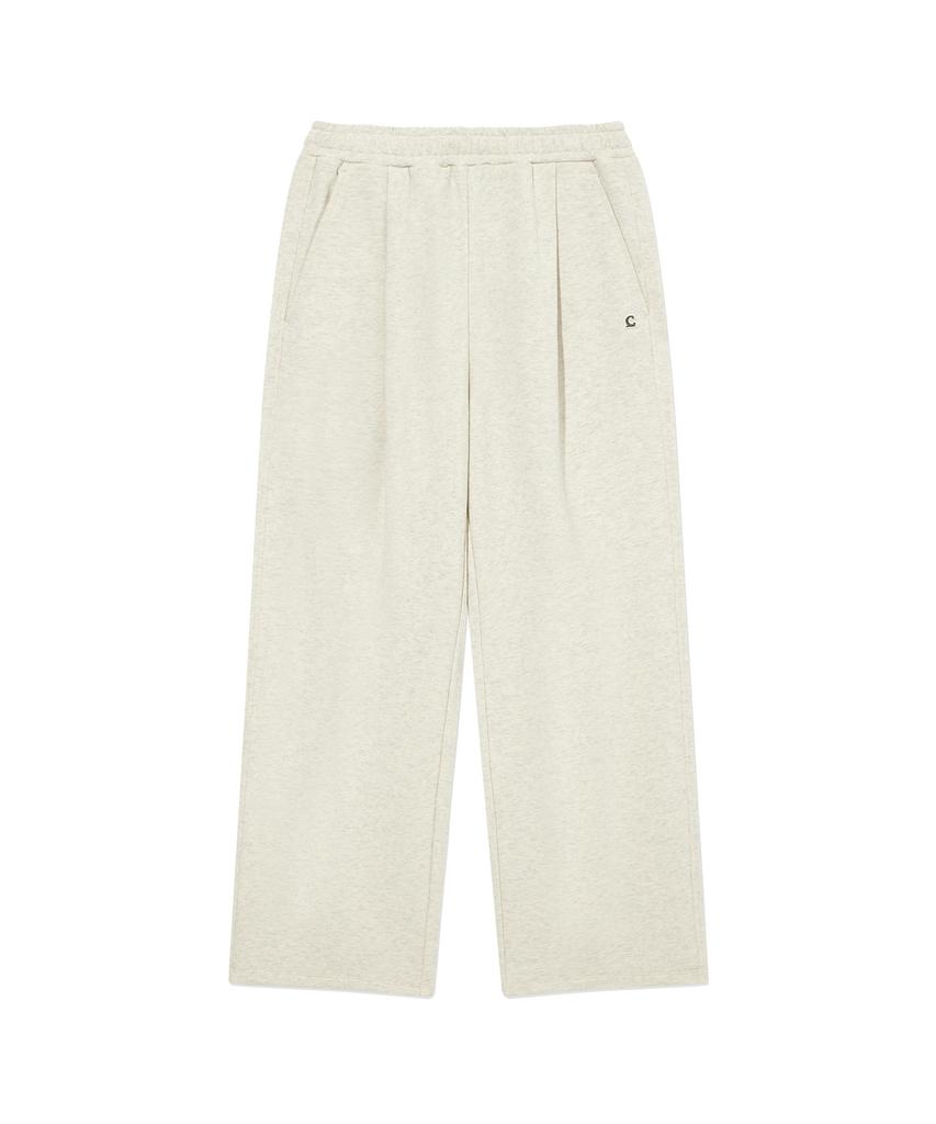 COVERNAT Semi-Wide Signature Symbol Sweatpants Oatmeal
