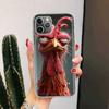 Курица Курица Петух Для iPhone 17 Air 16 15 14 Plus 13 Mini 12 11 Pro Max Чехол для телефона 16E 7 Печать 8 SE Fundas Чехол Мягкий Coque 16