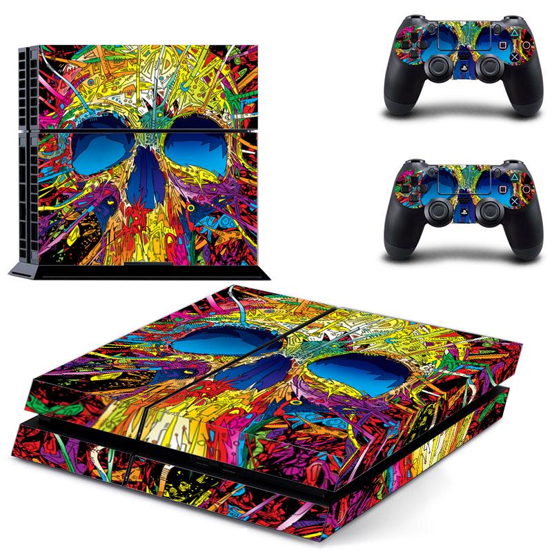 Наклейки для PS4, наклейки для PlayStation 4, наклейки, наклейки, чехол для PlayStation 4, консоли и контроллера PS4, виниловые скины