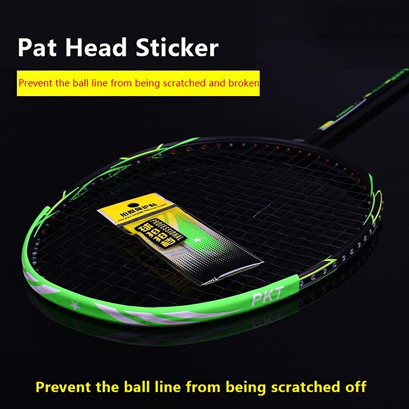 Badminton Racket Head Protective Sticker Multi-Color Anti-Friction Simple Disassembly Portable Bat Frame Line Tape Protector Diy